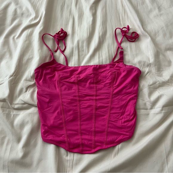 Pink Corset Medium Tank Top - Picture 1 of 2